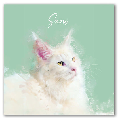 Signature Modern Art Custom Pet Portrait